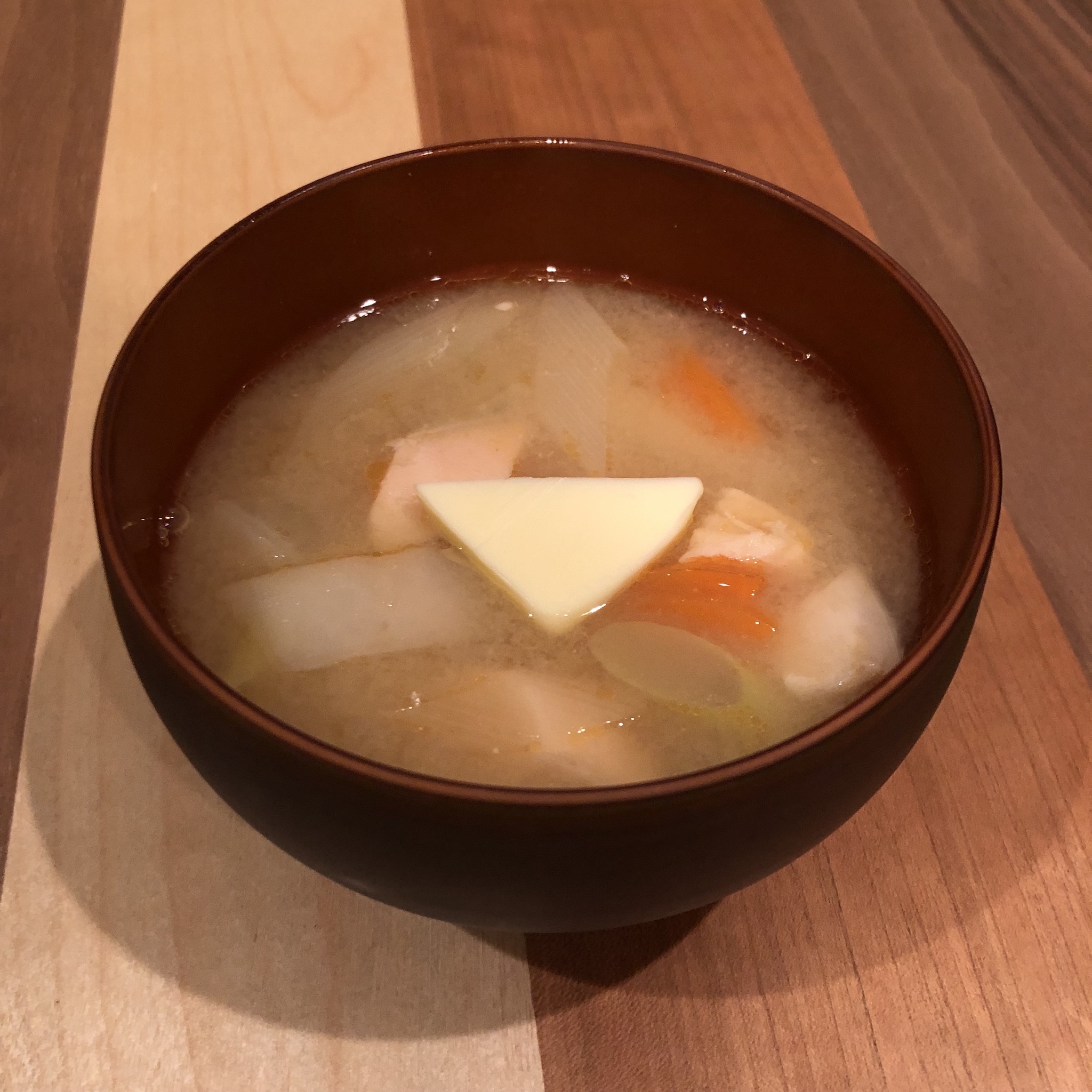 SALMON miso soup