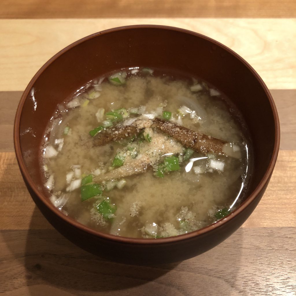 BURDOCK miso soup