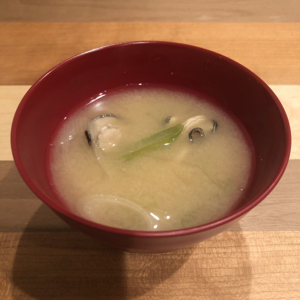 OYSTER miso soup