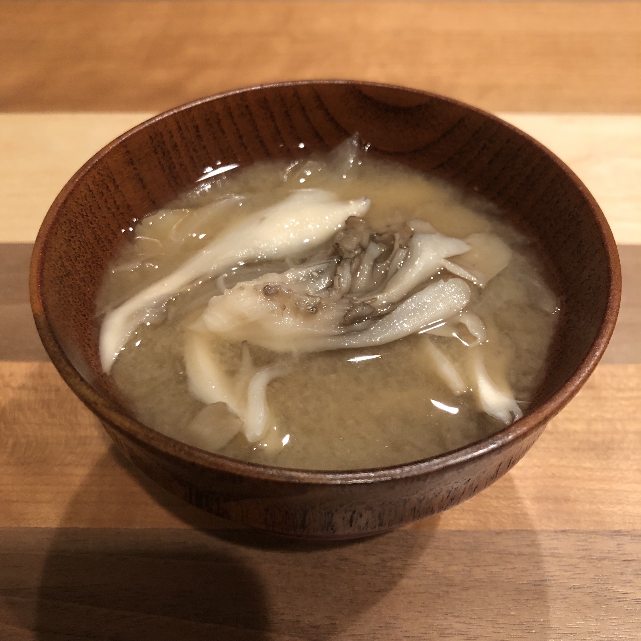 MAITAKE MUSHROOM miso soup