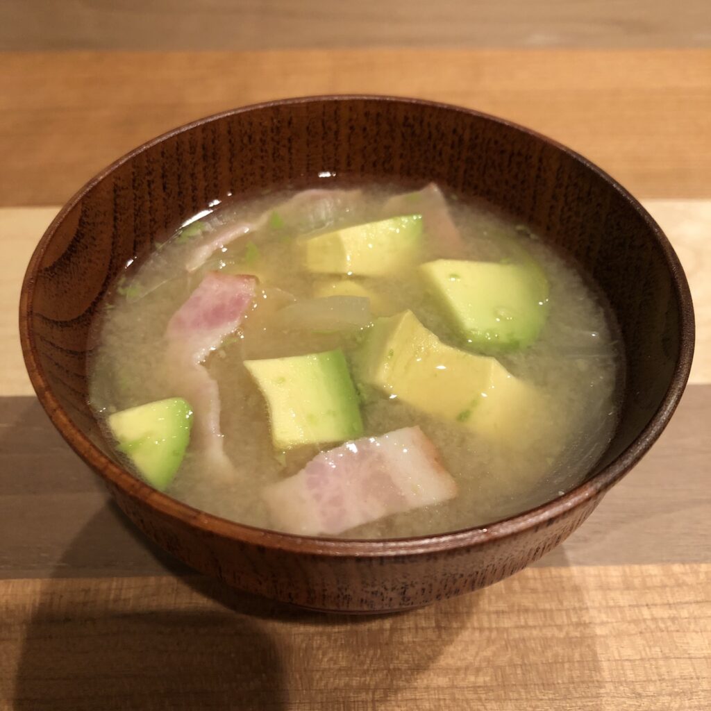 AVOCADO miso soup