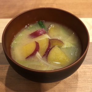 SWEET POTATO miso soup recipe