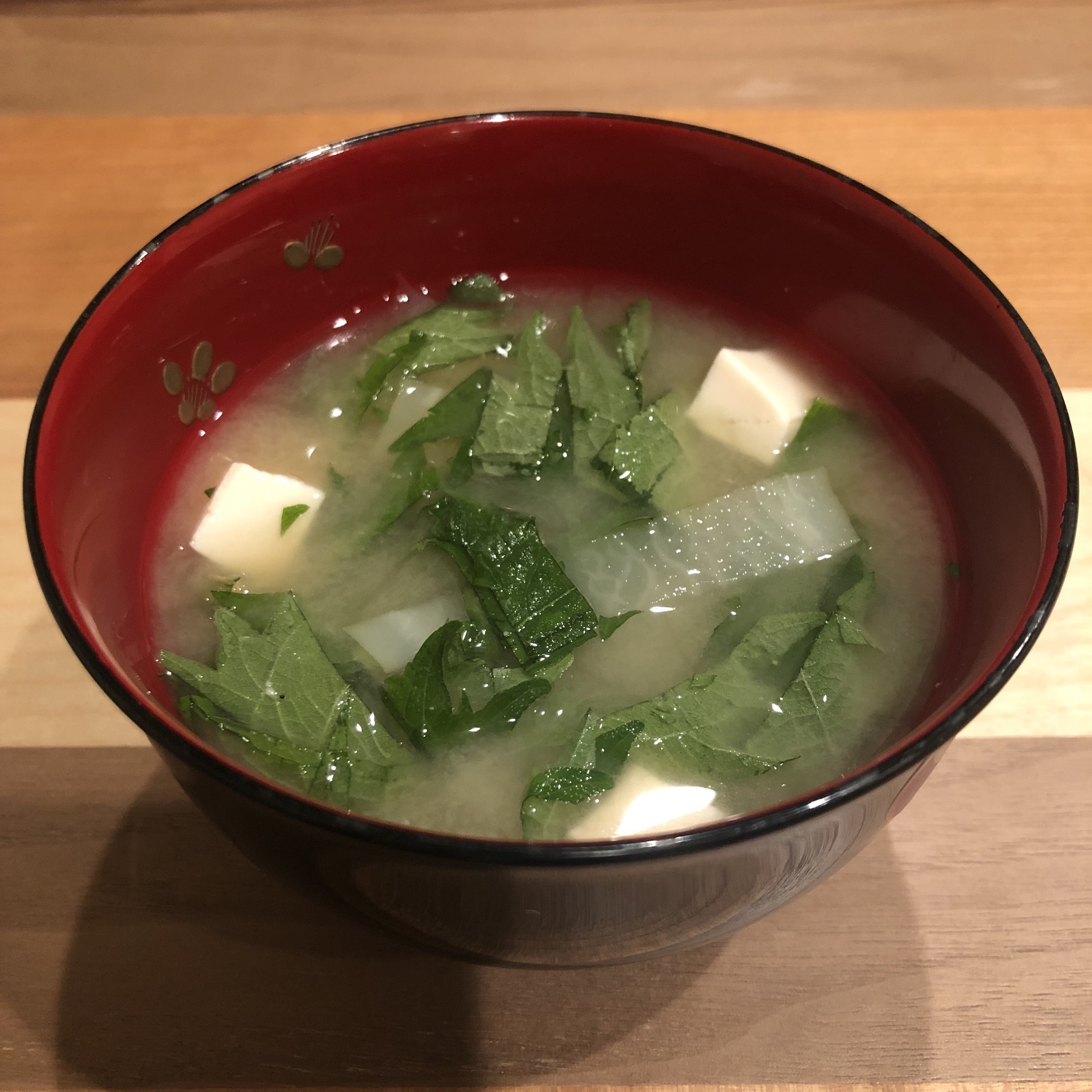 SHISO (Japanese basil) miso soup