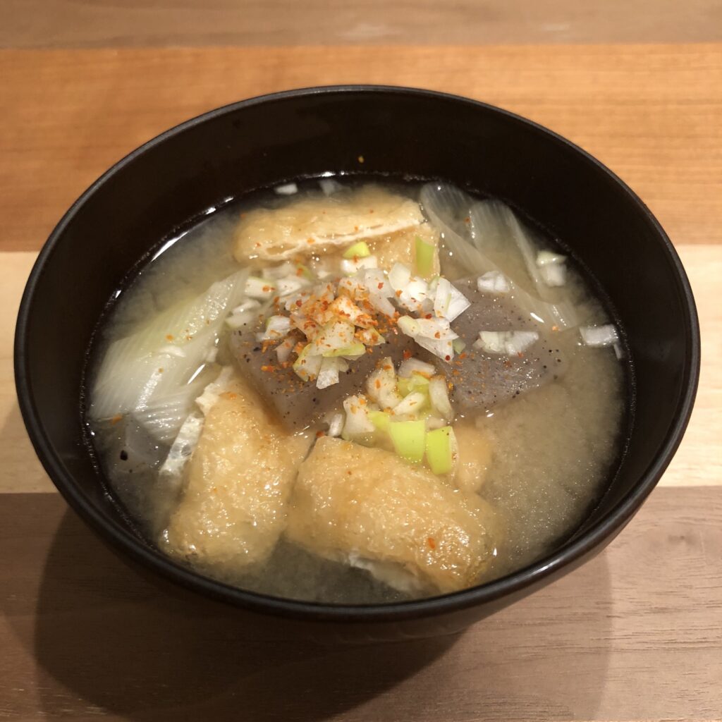 KONJAC miso soup