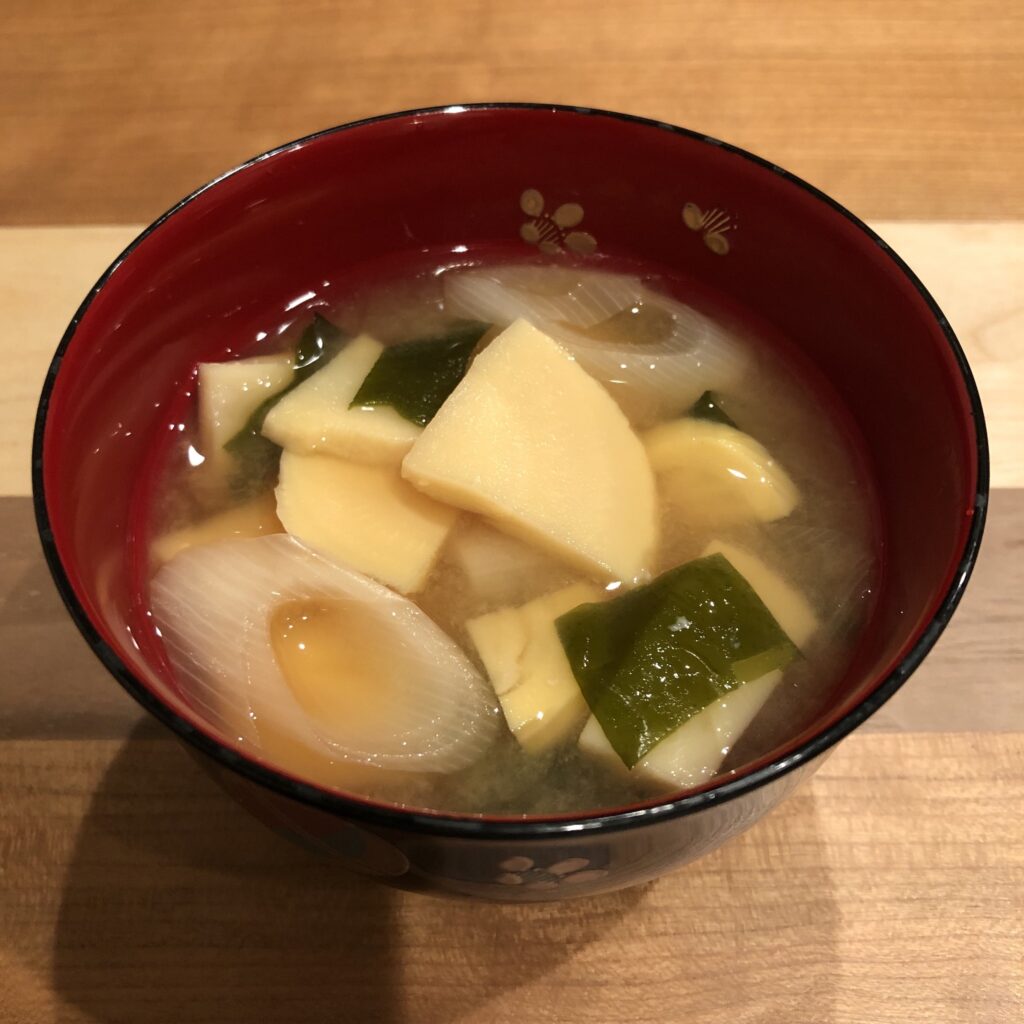 BAMBOO SHOOT miso soup