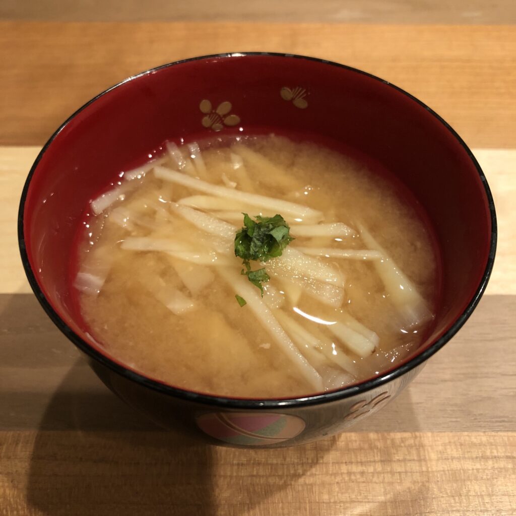 POTATO & DAIKON miso soup