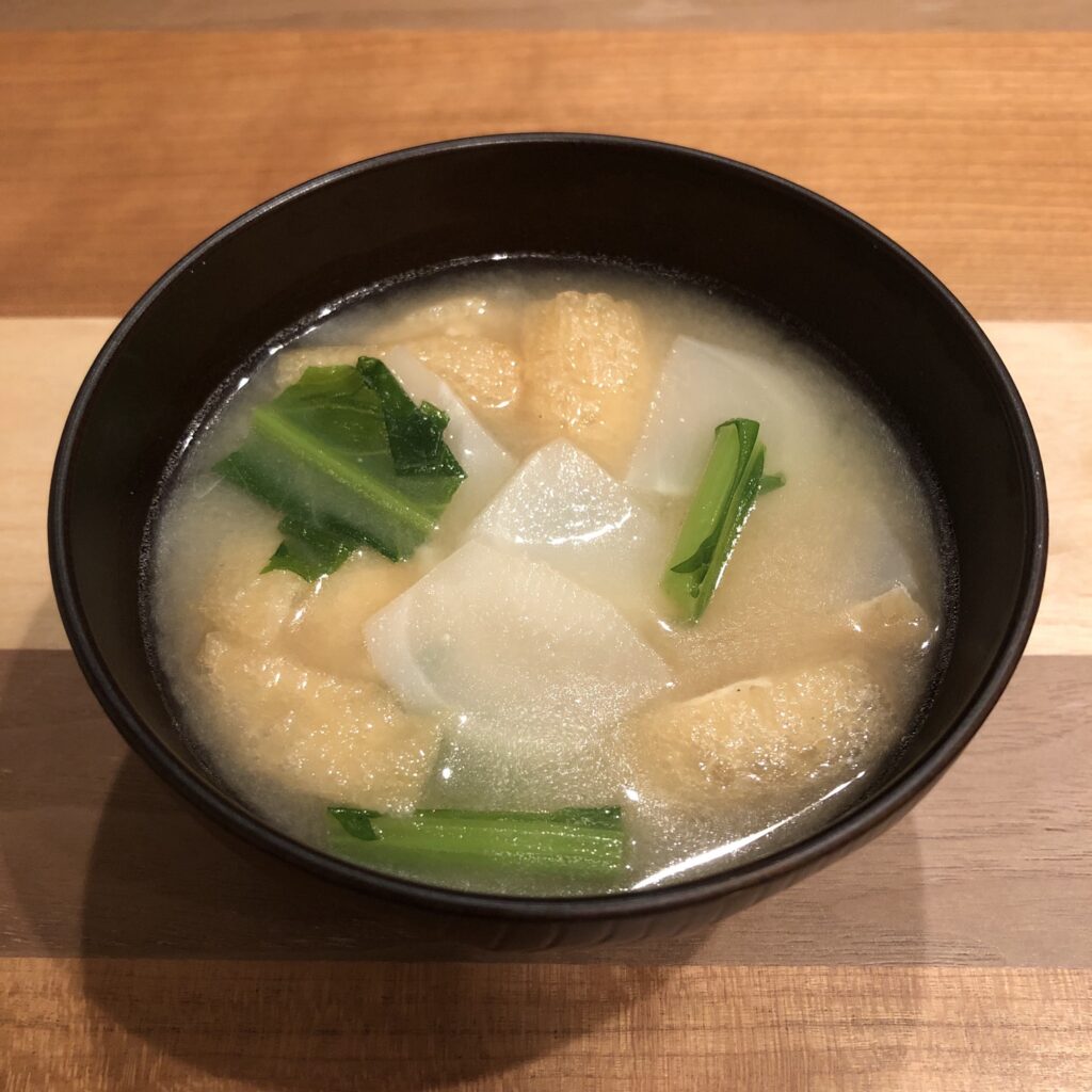 TURNIP miso soup