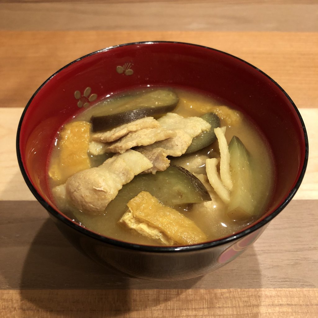 PORK CURRY miso soup