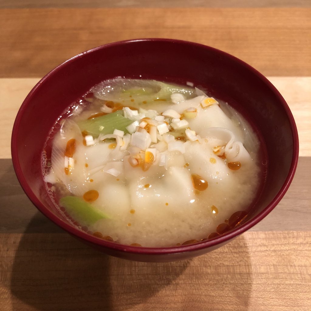 DUMPLING miso soup