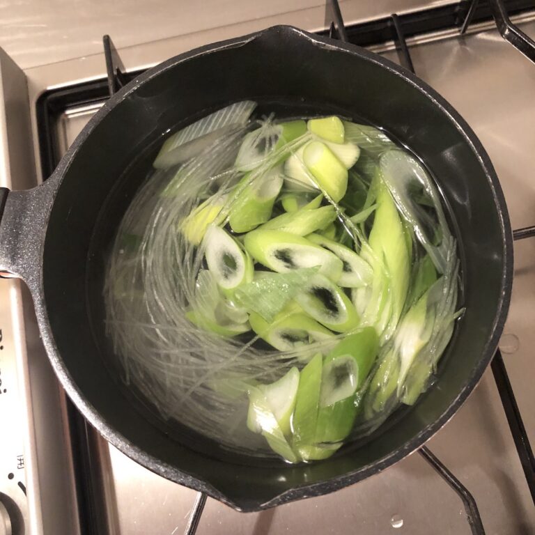 CELLOPHANE NOODLES miso soup recipe JAPANESE COOKING CHANNEL