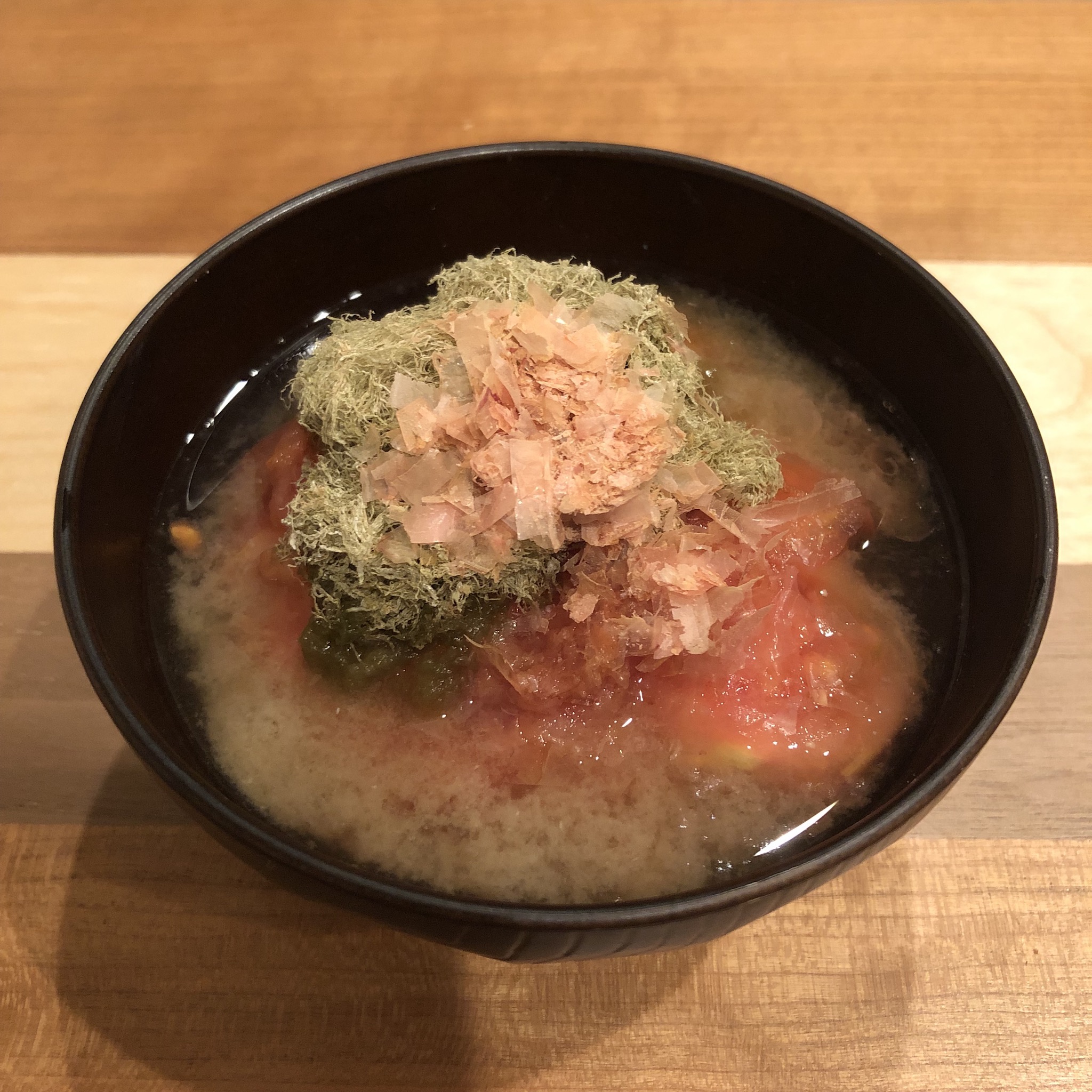 SHAVED KELP (tororo-konbu) miso soup