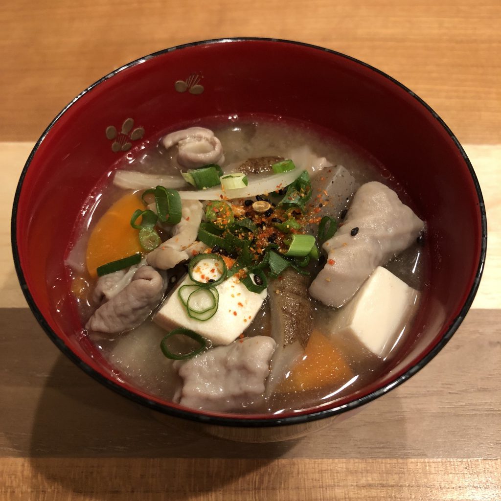 PORK TRIPE miso soup