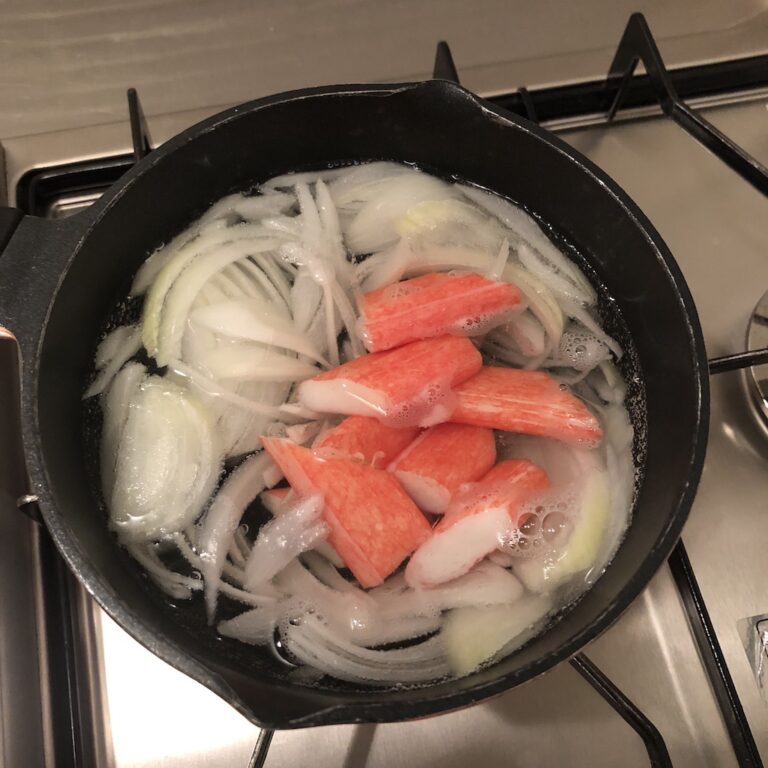 CRAB STICK miso soup recipe JAPANESE COOKING CHANNEL & misosoup.site