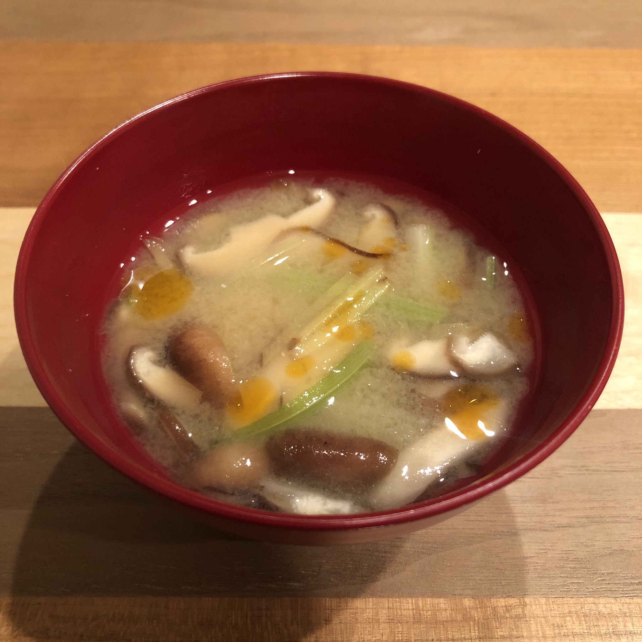 Chinese style miso soup