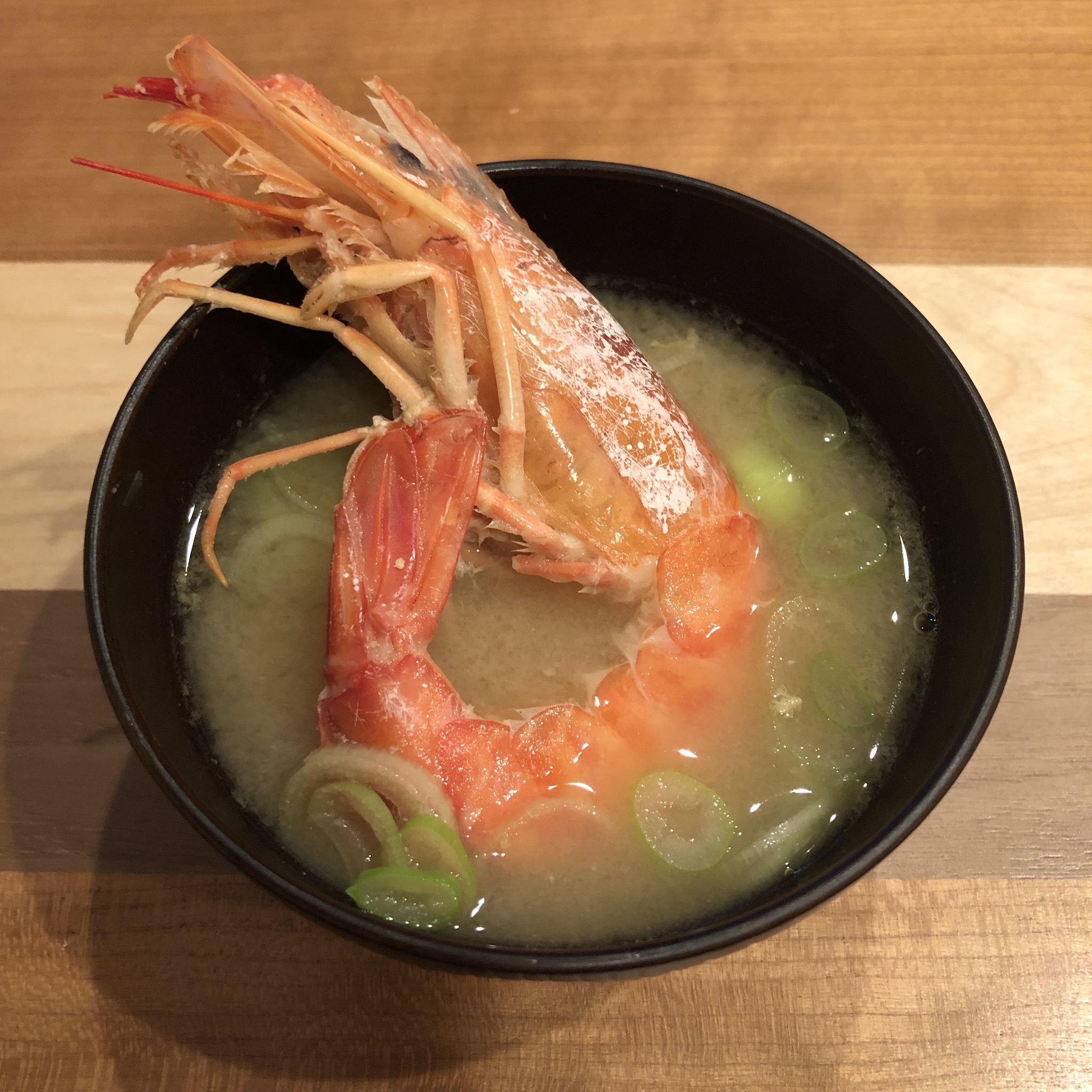 SHRIMP miso soup