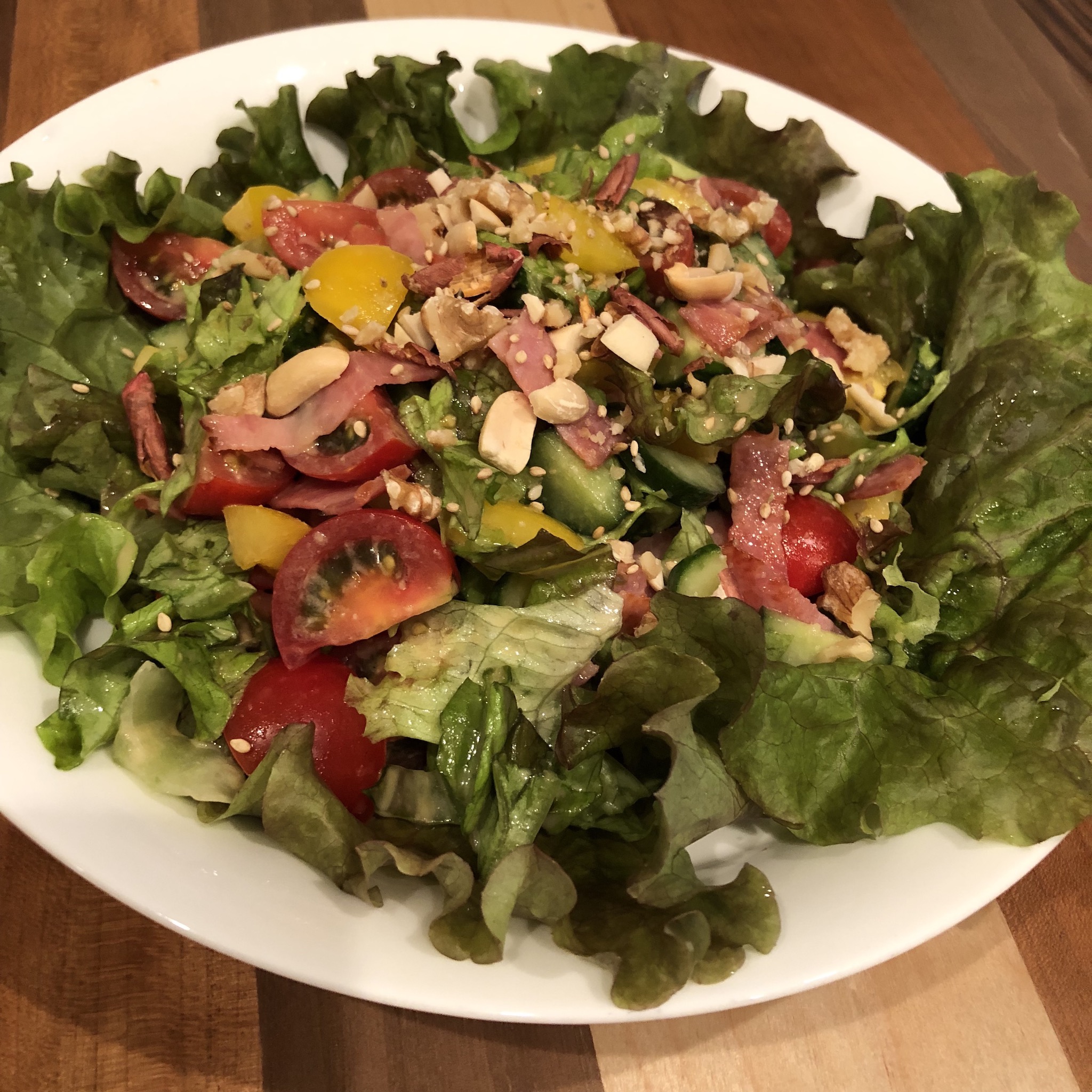 BEST CHOPPED SALAD WITH MISO DRESSING