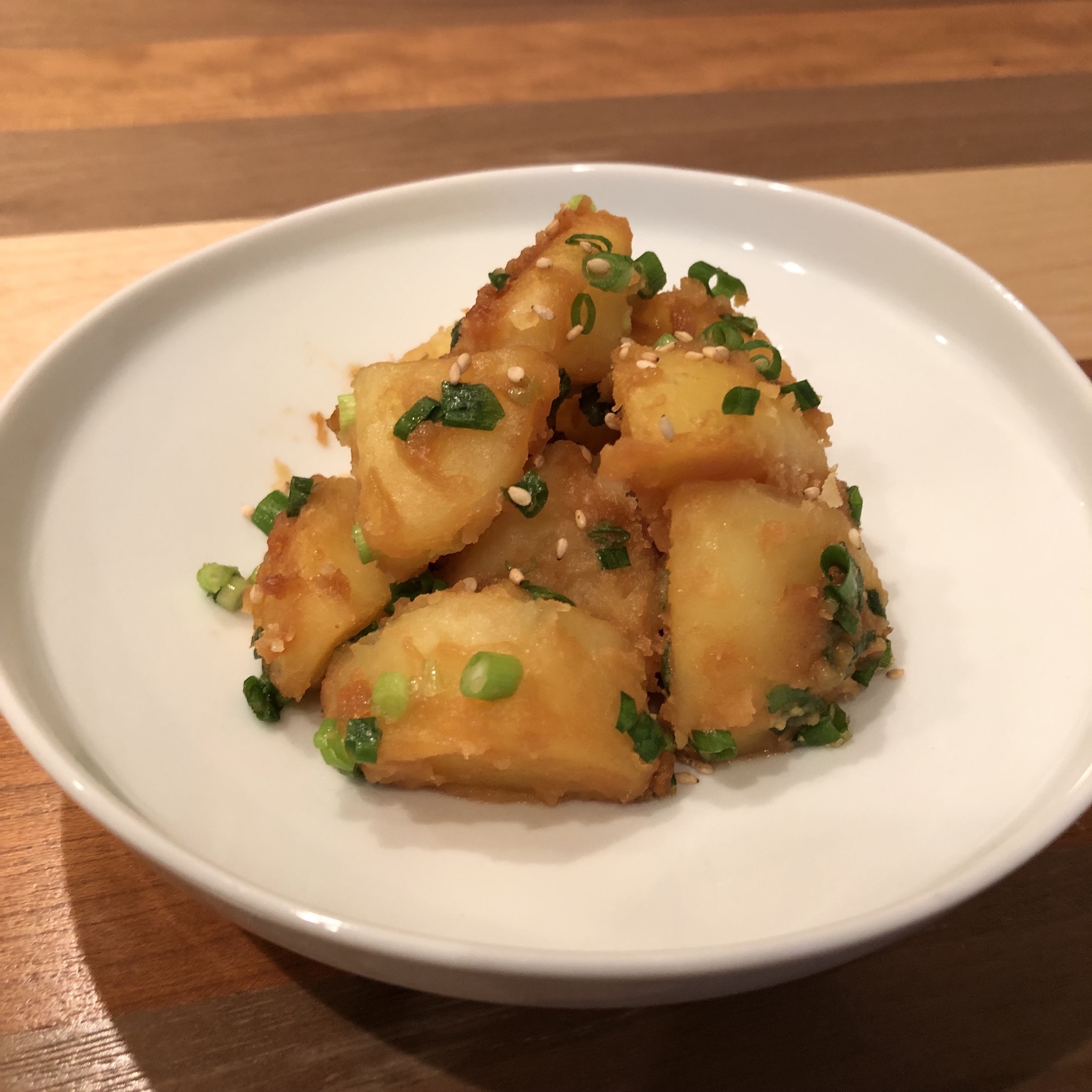 STIR-FRIED POTATOES WITH GREAT MISO SAUCE