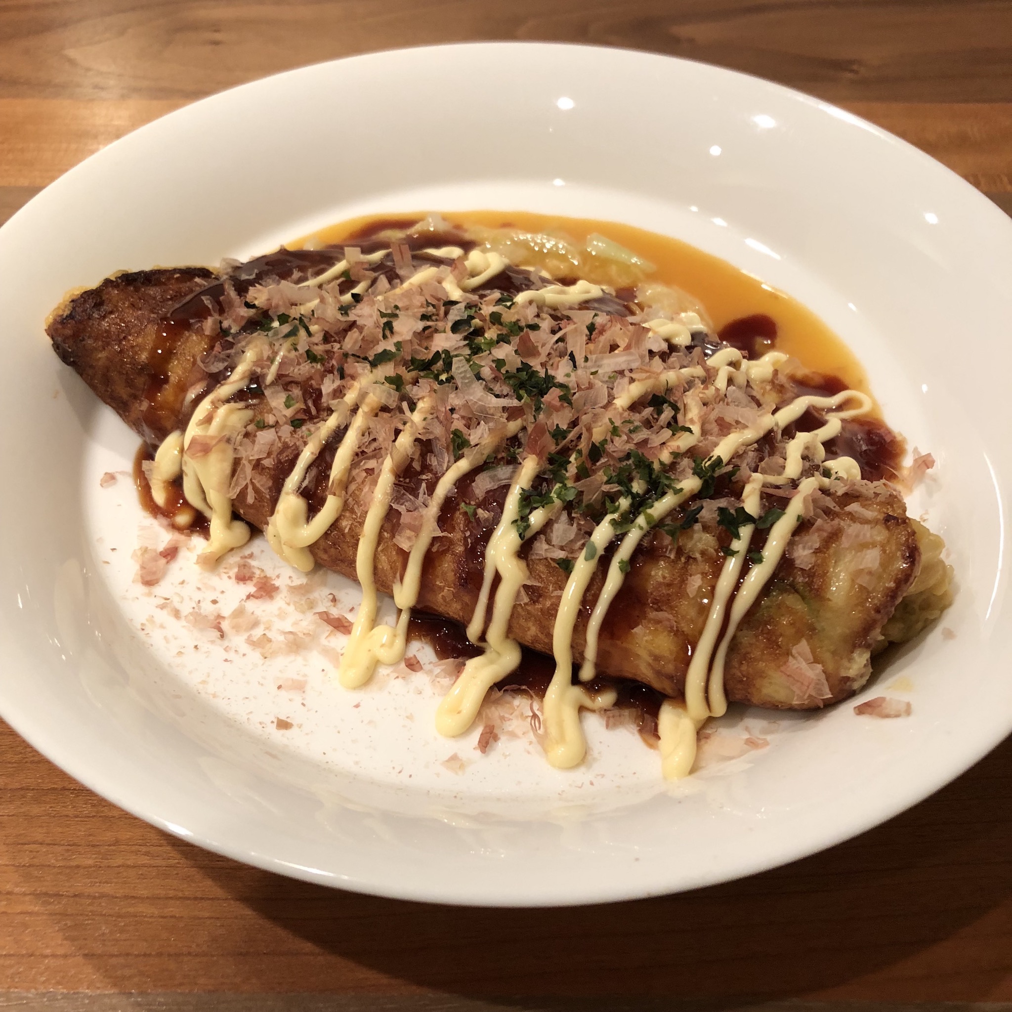 OKONOMIYAKI STYLE OMELETTE