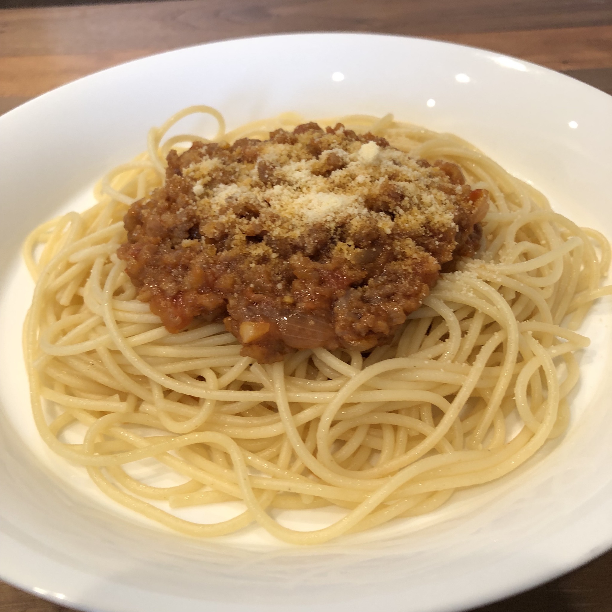 MEAT SAUCE PASTA WITH MISO