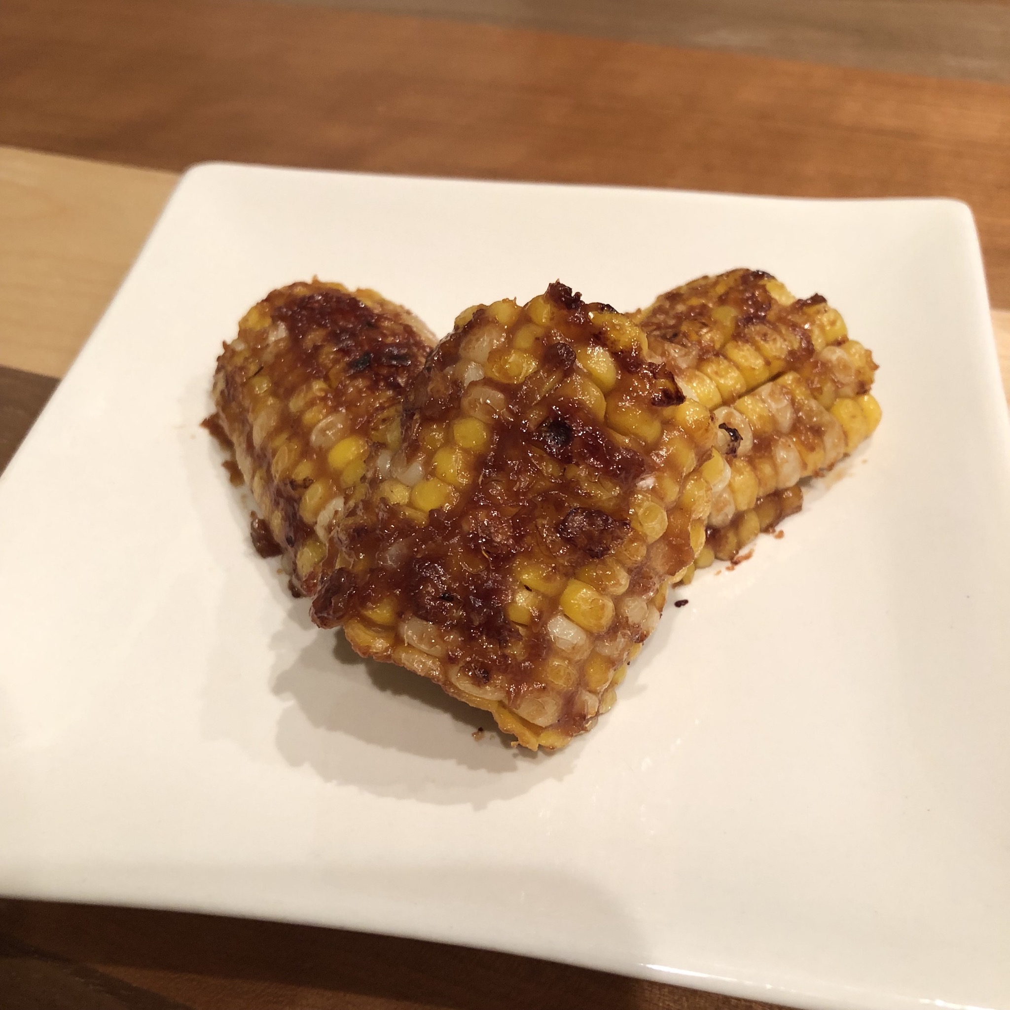 GRILLED CORN WITH MISO BUTTER