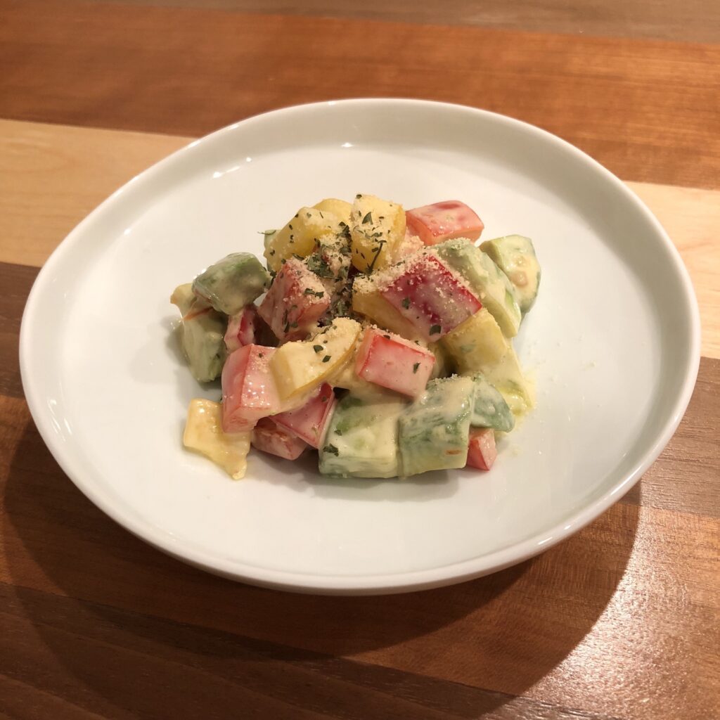 BROCCOLI EGG SALAD WITH CURRY MAYONNAISE RECIPE JAPANESE COOKING