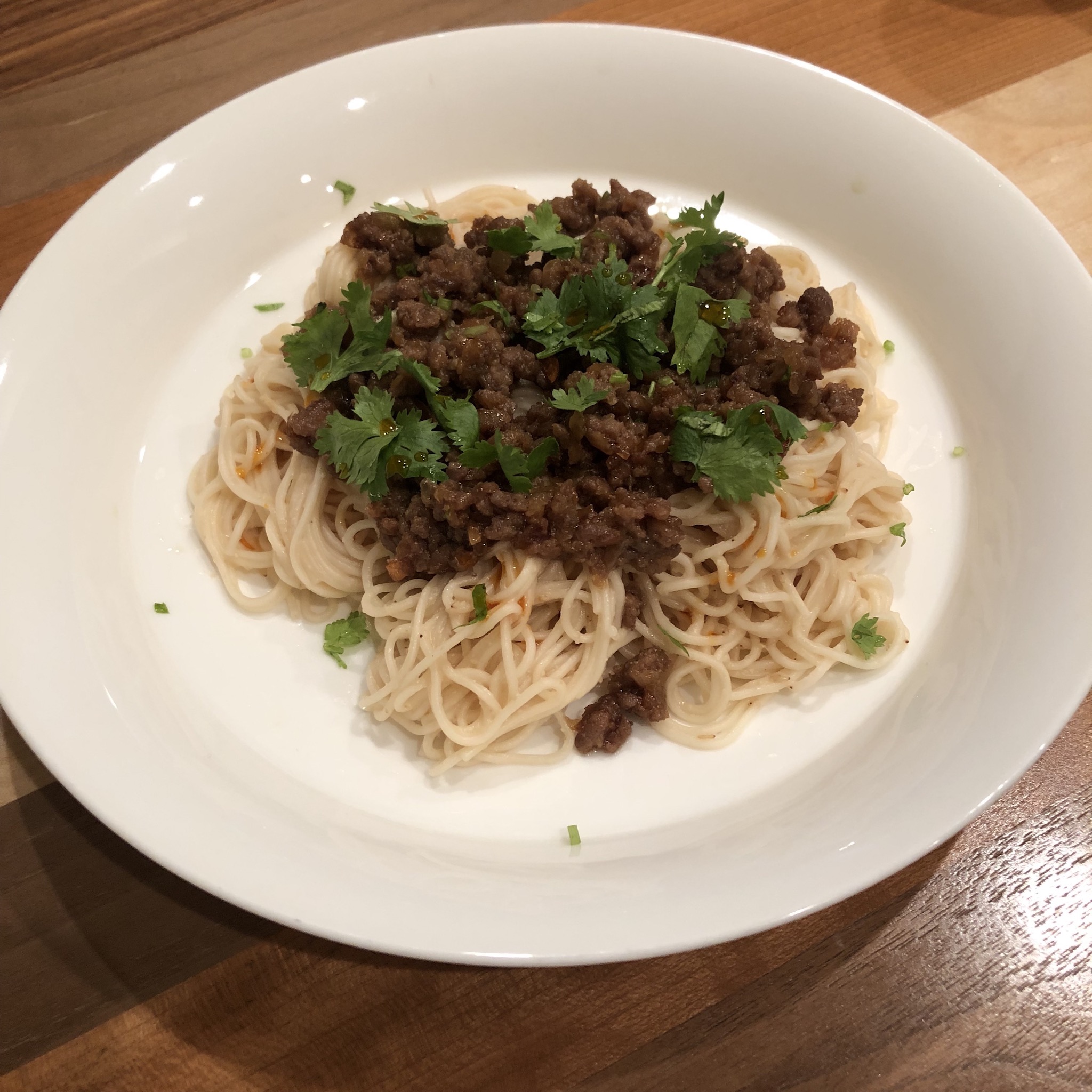 DRY SOMEN NOODLES WITH MEAT MISO