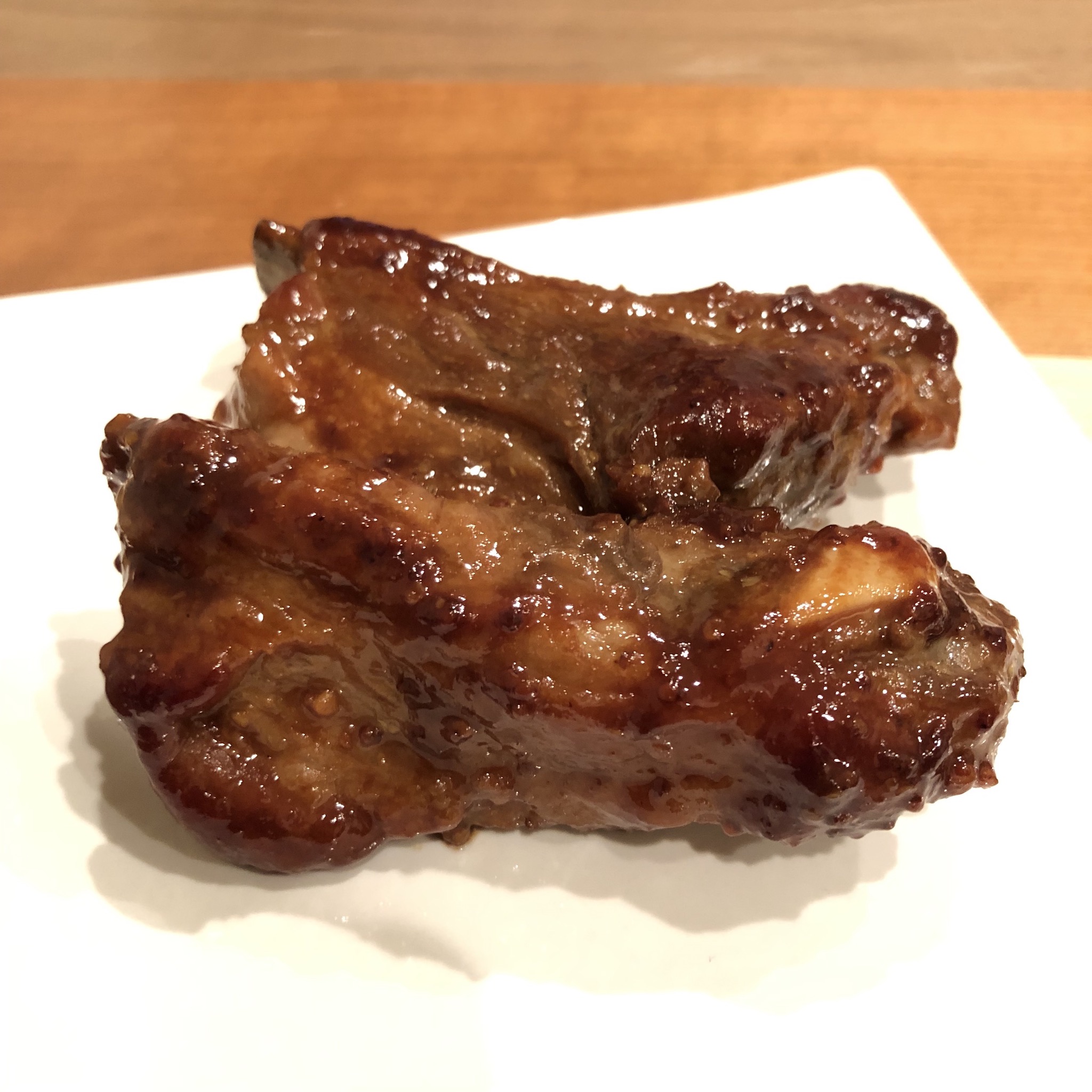 SOY-HONEY PORK RIBS WITH MISO