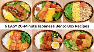 6 EASY 20-Minute Japanese Lunch Box Recipes | Quick & Simple Bento Box Recipes for Beginners