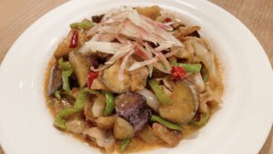 15 Minute Miso Stir-fried Eggplant and Pork with Myoga Recipe