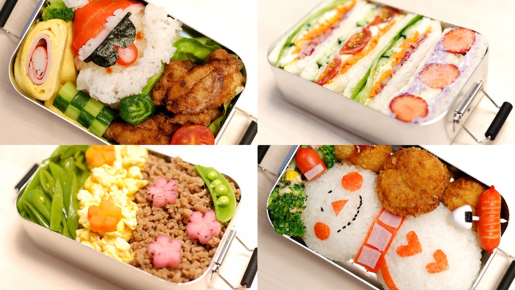 Japanese BENTO BOX Lunch Ideas #1 - Miso Tonkatsu, etc. Recipes