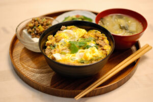 Low Calorie High Protein Version of Oyakodon - EASY JAPANESE BREAKFAST #17