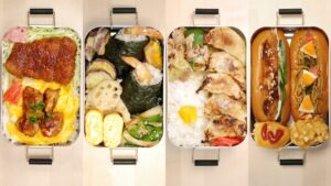 Japanese Cutlet, Gyoza Bento etc. - Japanese BENTO BOX Lunch Ideas #14