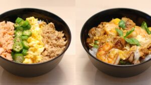 High Protein Japanese Rice Bowls with Seafood - EASY JAPANESE RICE BOWLS #5