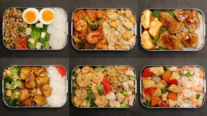 6 Ways to Make 50g+ Protein Japanese Meal Prep a.k.a. KINNIKU BENTO